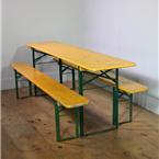 German Beer Festival/Garden Tables and Benches - (Oktoberfest Tables 200cm)