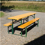 German Beer Festival/Garden Tables and Benches - (Oktoberfest Tables 200cm)