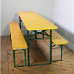 German Beer Festival/Garden Tables and Benches - (Oktoberfest Tables 200cm)