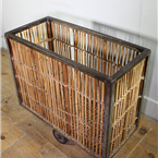 Cane Wicker Trolley