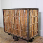 Cane Wicker Trolley
