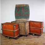 Cane Wicker Trolley