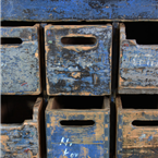 Wooden Nine Drawer Storage Unit