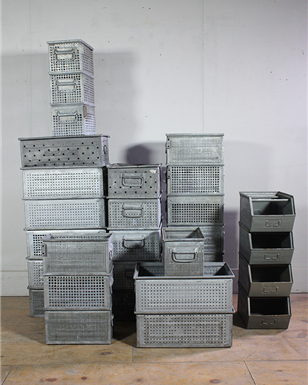 Metal Stacking Crates
