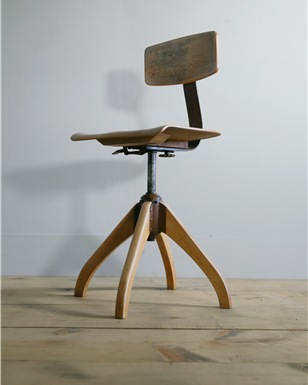 wooden swivel Chair