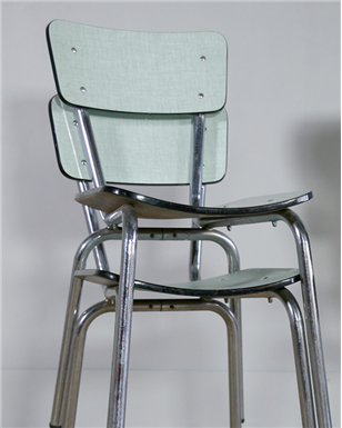 light green formica Cafe Chair