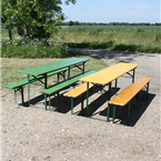 Green- German Table and Bench Sets - Oktoberfest (220cm) 