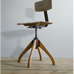 wooden swivel Chair
